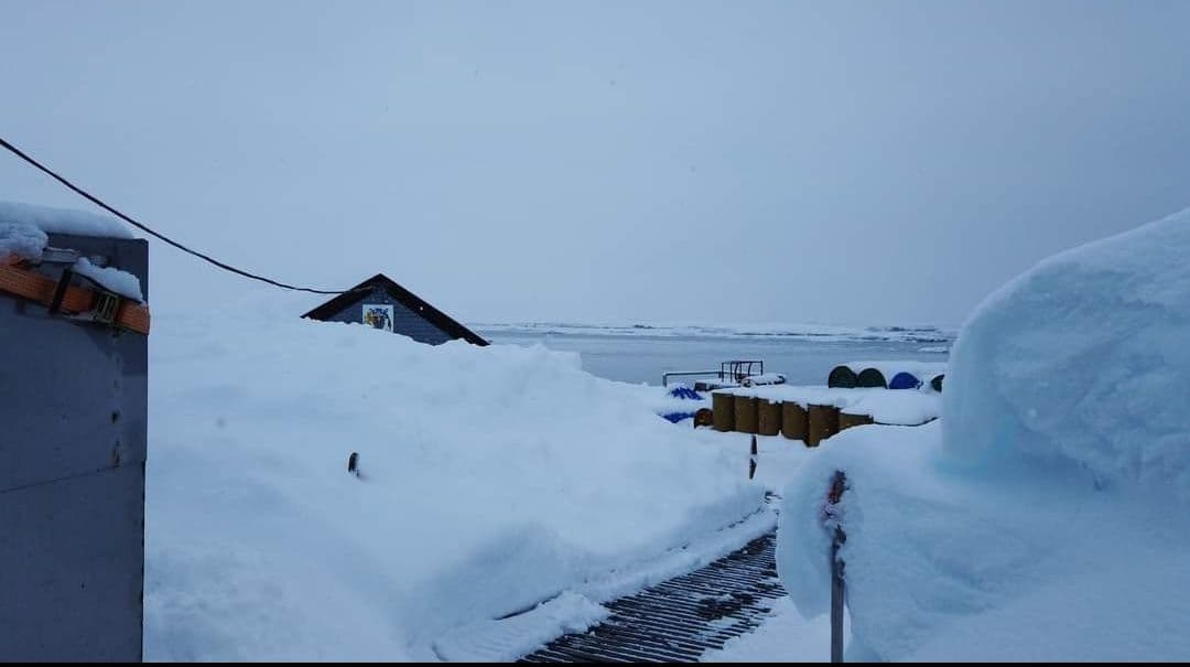 Рекордное количество снега зафиксировано ма метеостанции "Академик Вернадский"